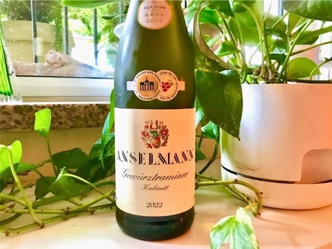 A perfectly aromatic Gewurztraminer