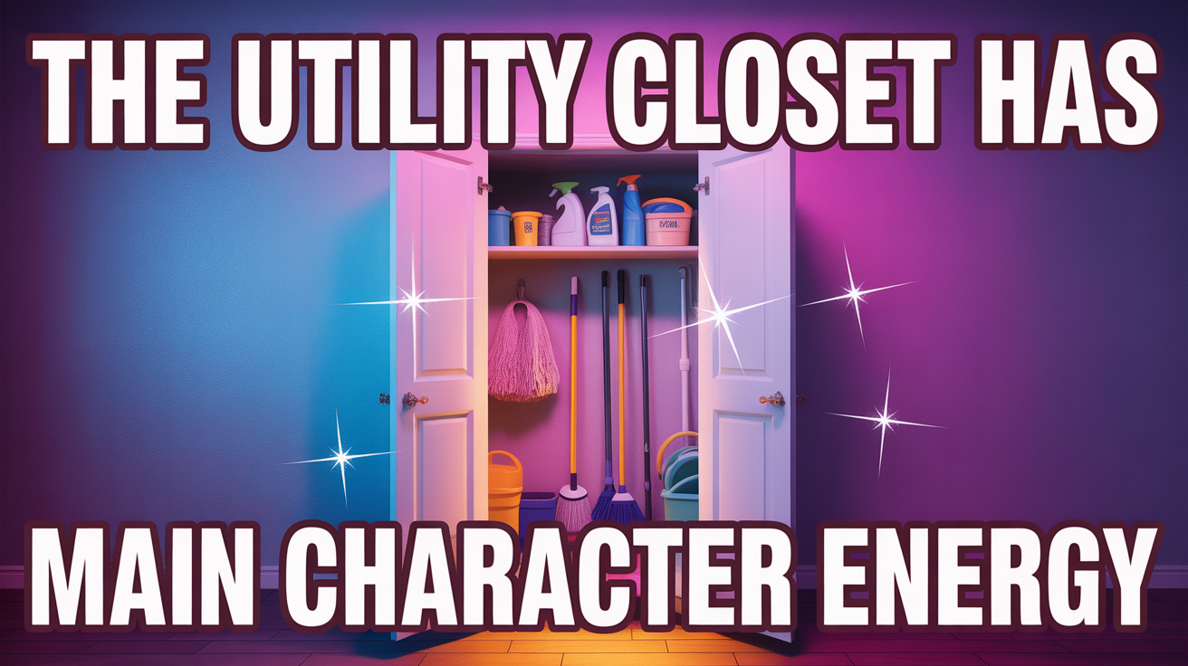 The Utility Closet Has Main Character Energy