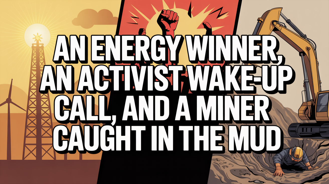 An Energy Winner, an Activist Wake-Up Call, and a Miner Caught in the Mud