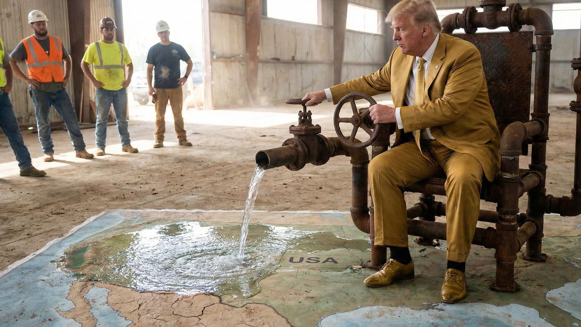 Trump abre un nuevo frente: "Agua o Aranceles"