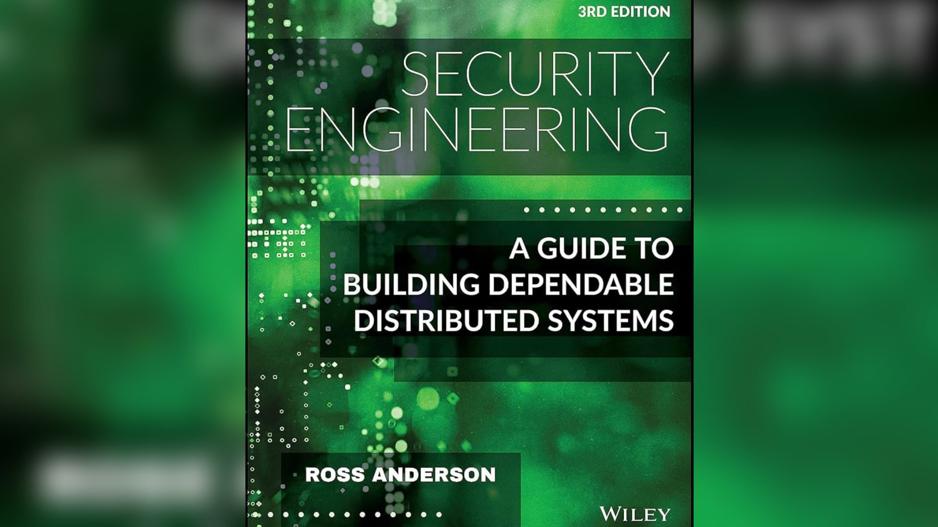 An image of the book cover for Security Engineering..