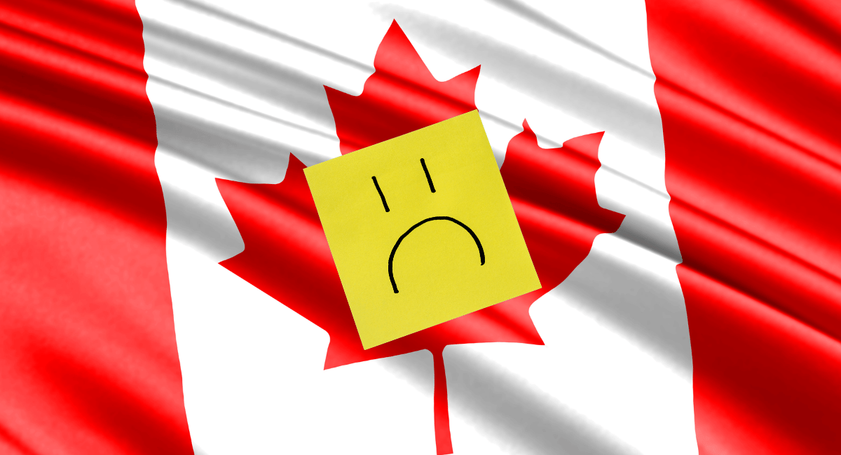 Canada gets unhappier