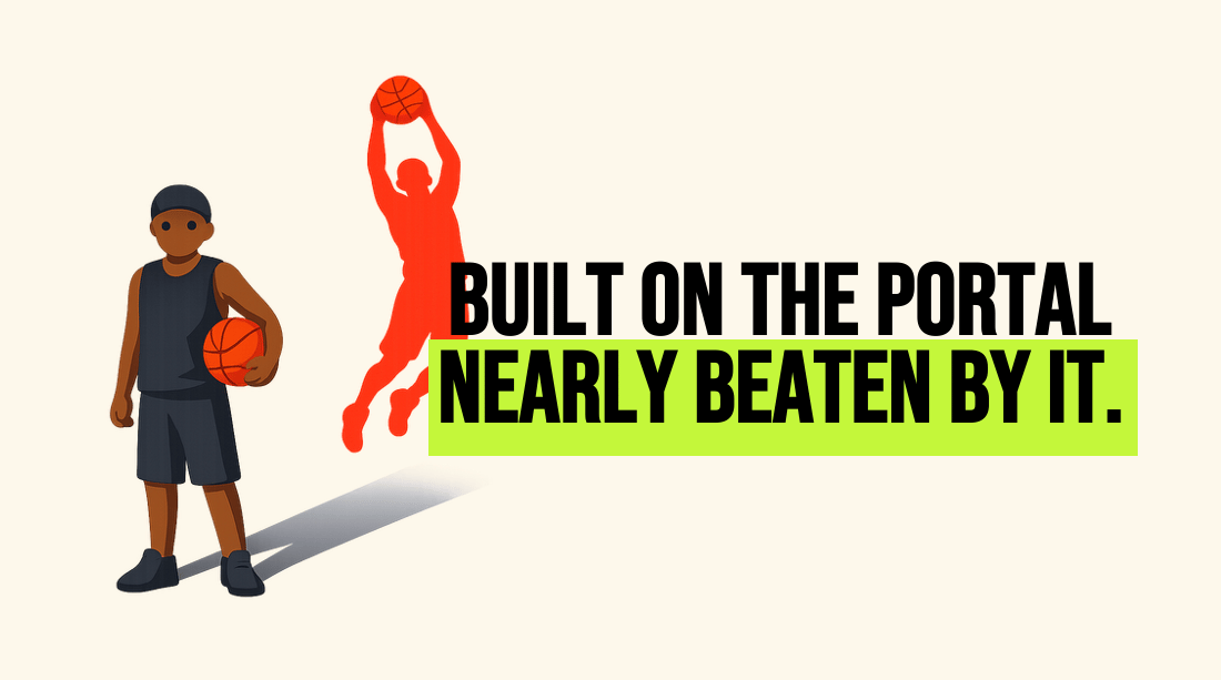 Built on the Portal. Nearly Beaten by It.