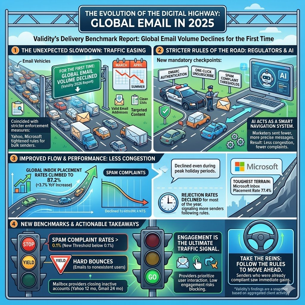 Inbox Reset: Why the Drop in Email Volume in 2025 Is a Win