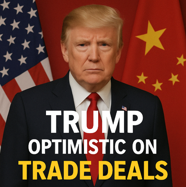 Trump Expresses Confidence in Trade Deals with EU and China Amid Escalating Tariff Pressures
