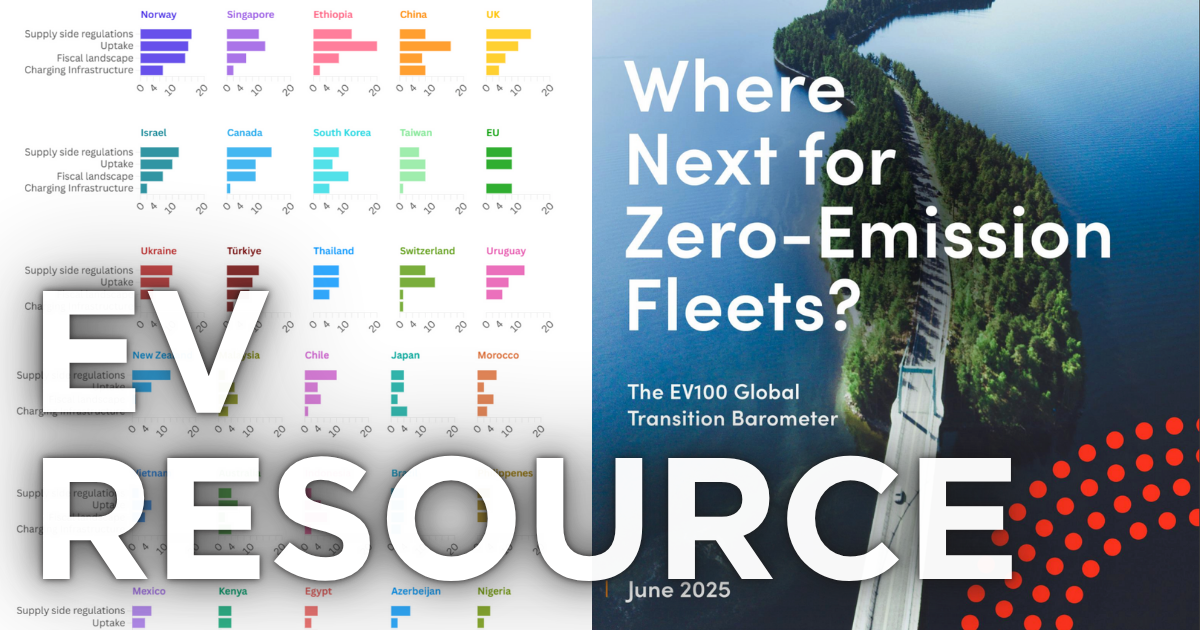 Resource: EV100 Transition Barometer