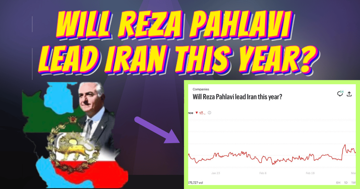 Will Reza Pahlavi Lead Iran This Year? 80% Says Nope...