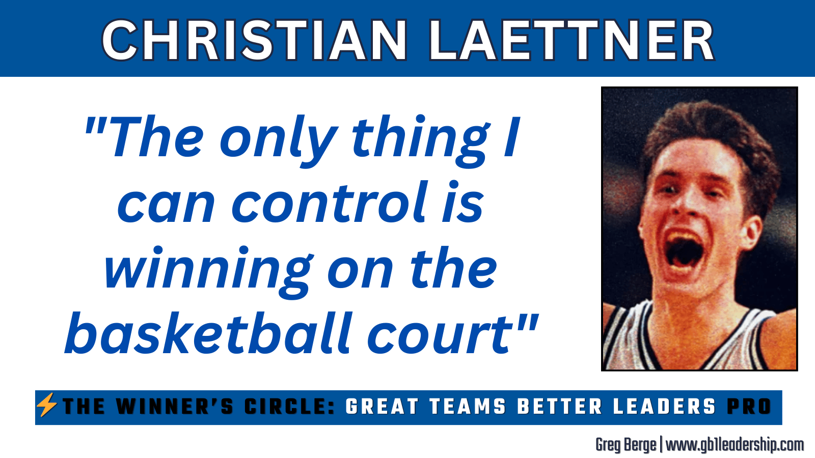🥇The Winner's Circle: Christian Laettner
