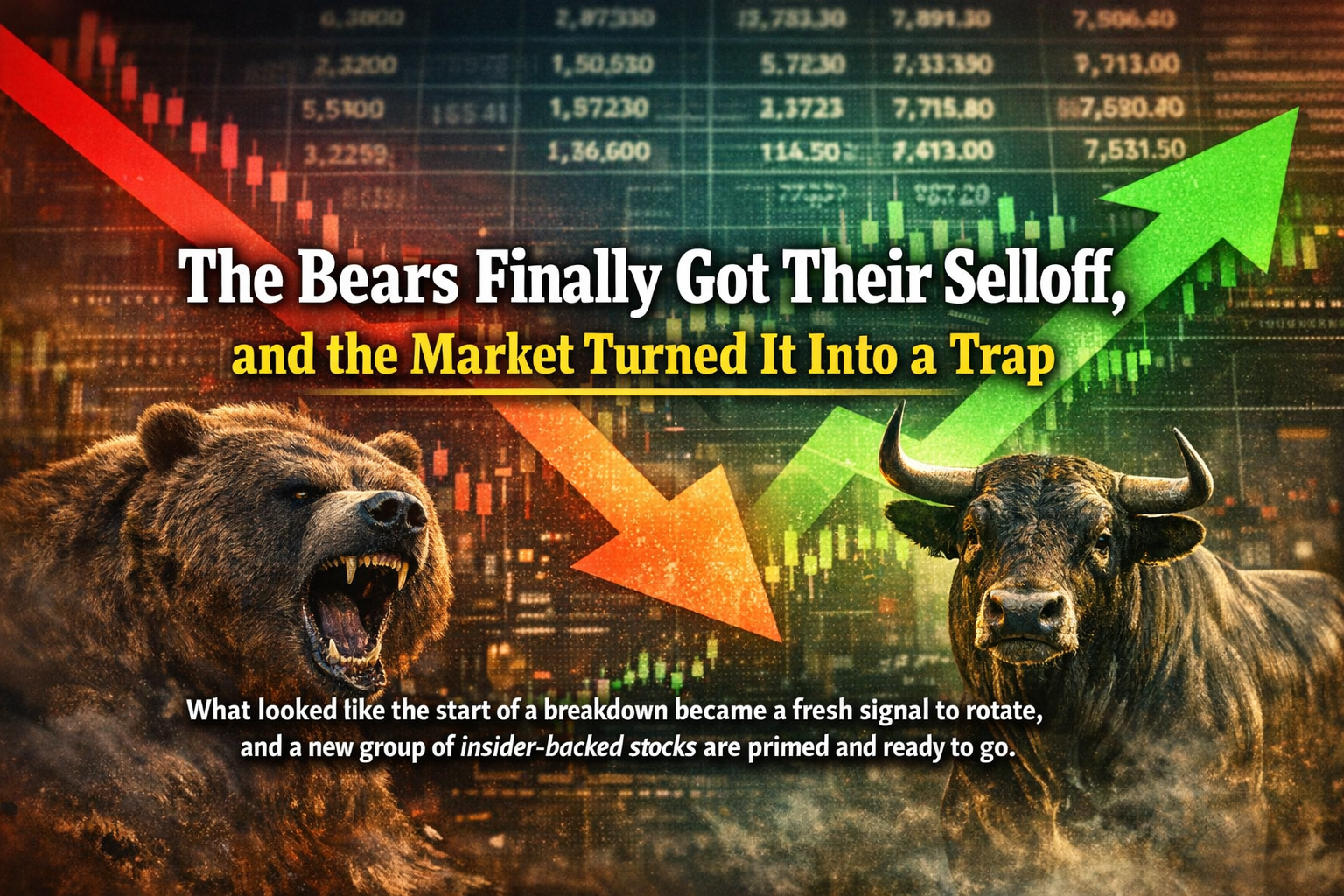 The Bears Finally Got Their Selloff, and the Market Turned It Into a Trap