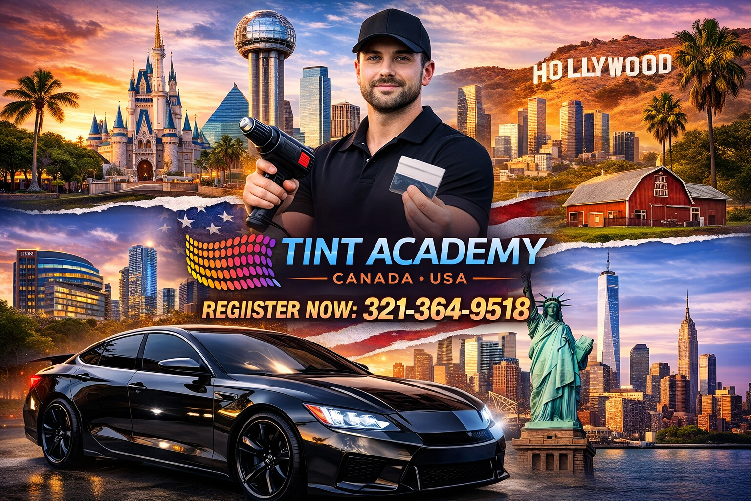 Get Certified in Window Tint & PPF – Join Tint Academy USA