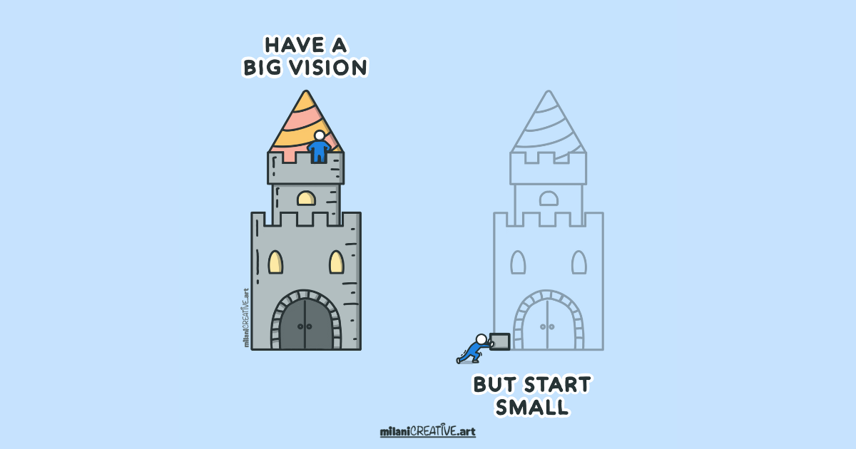 Why showing up doesn't mean showing up perfectly.