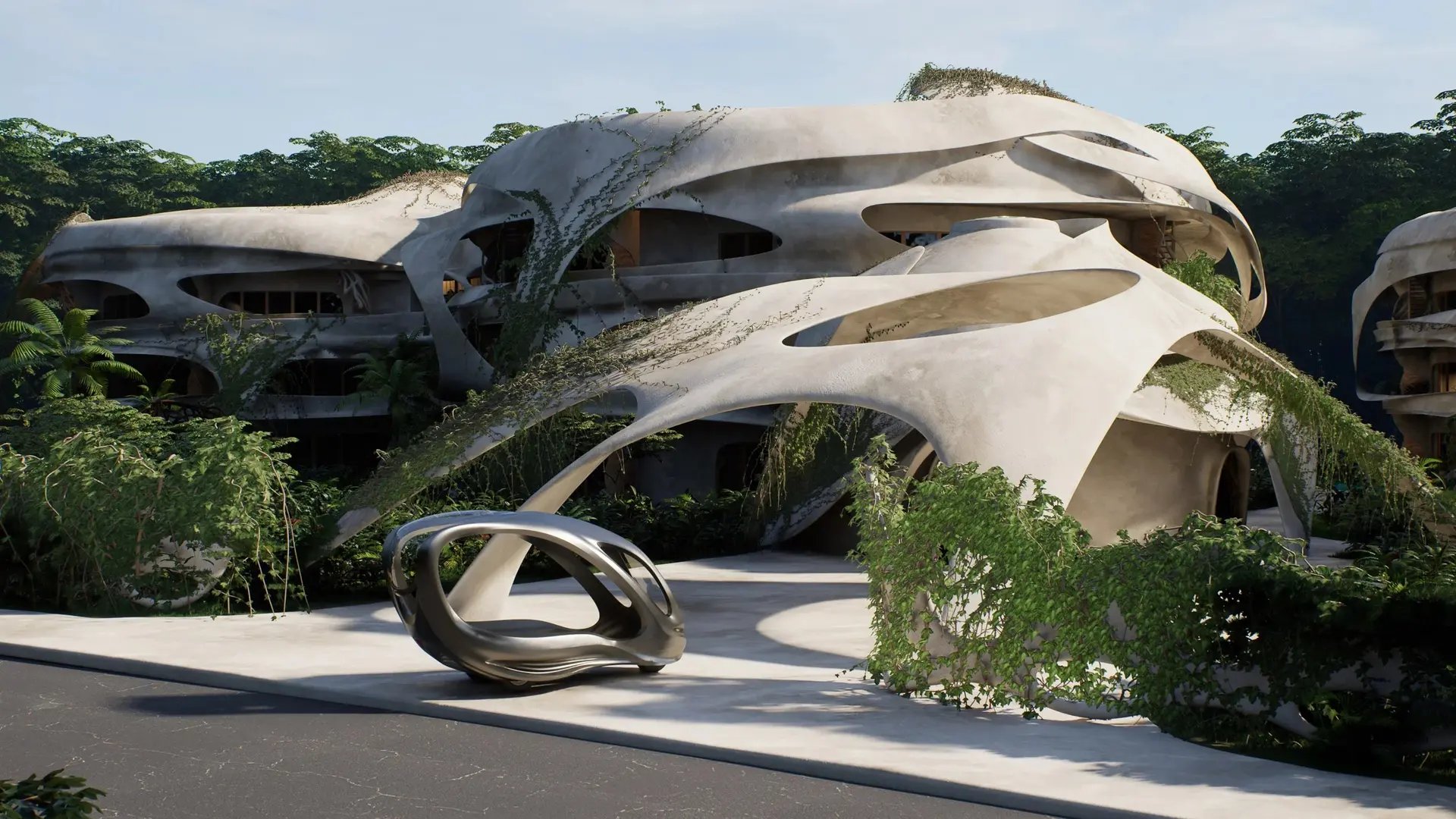 Small, Futuristic Electric Car Designed for Tulum’s Narrow Roads and Paths