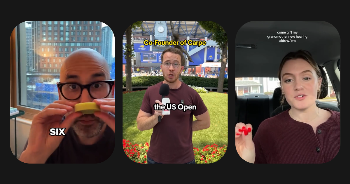 The street interview formula Carpe perfected