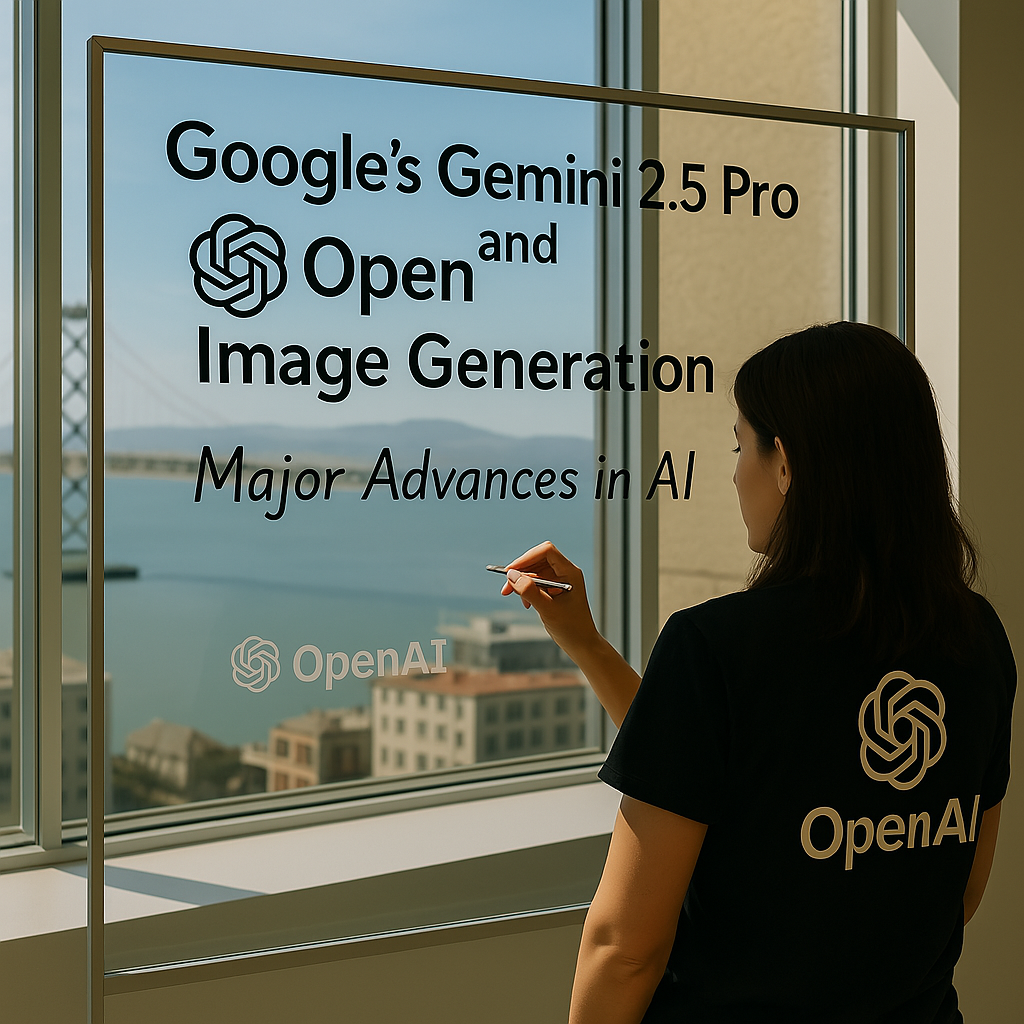 Google's Gemini 2.5 Pro and OpenAI's 4o image generation