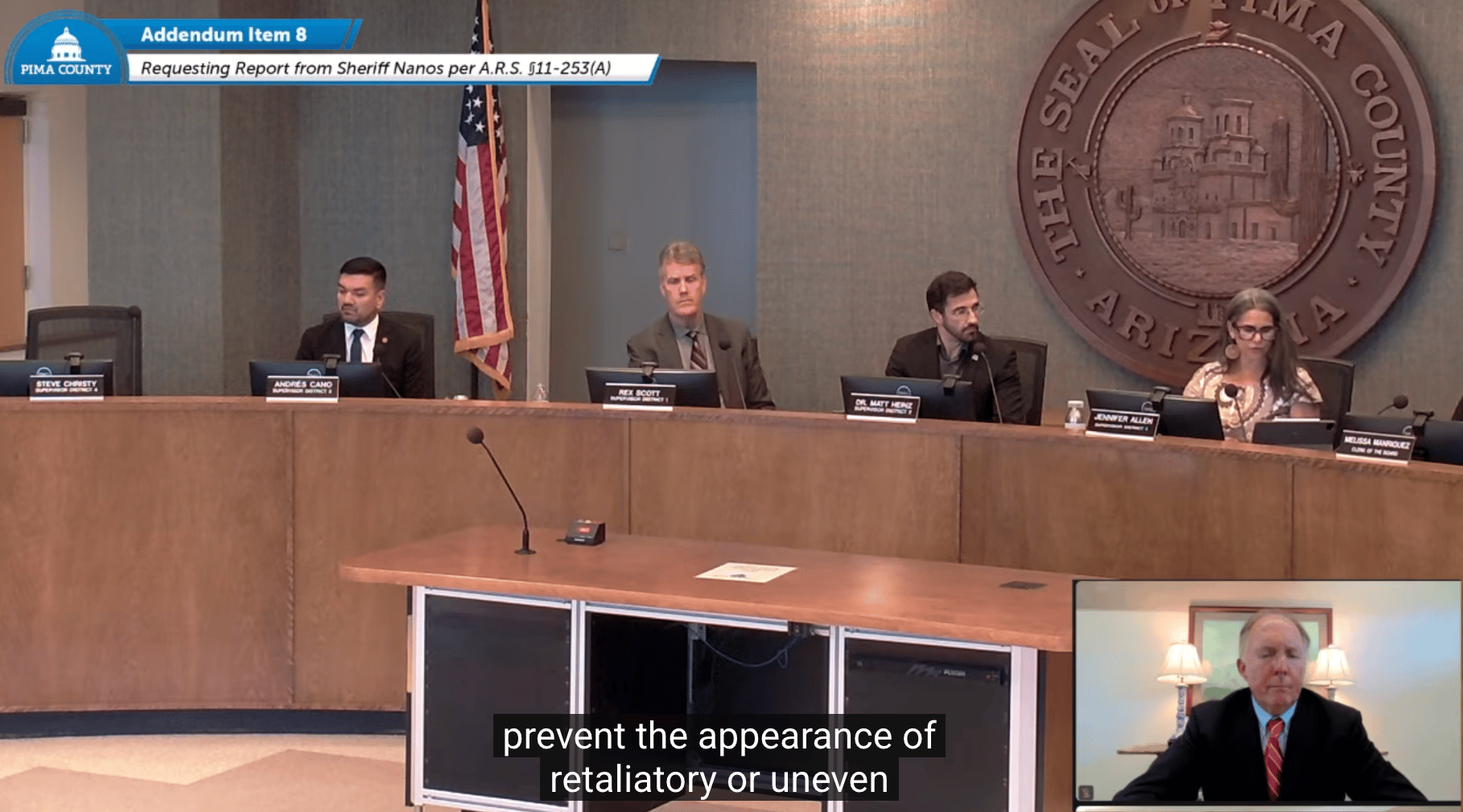 The Board has questions