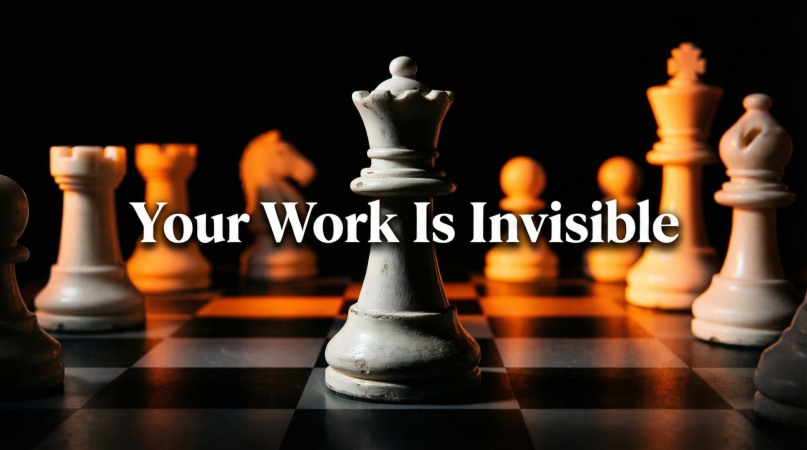 Your Work Is Invisible (And It's Not a Performance Problem)