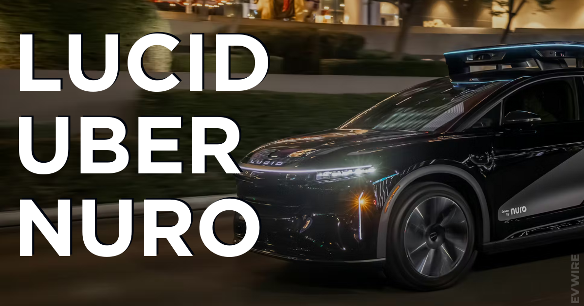Lucid, Nuro, and Uber unveil robotaxi at CES as autonomous on-road testing begins