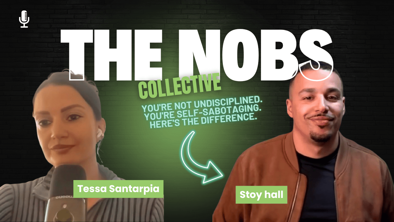  You're not undisciplined. You're self-sabotaging.