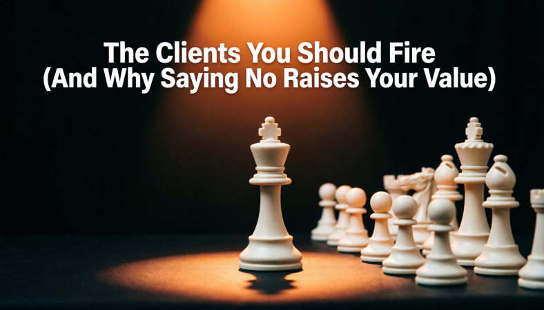 The Clients You Should Fire (And Why Saying No Raises Your Value)