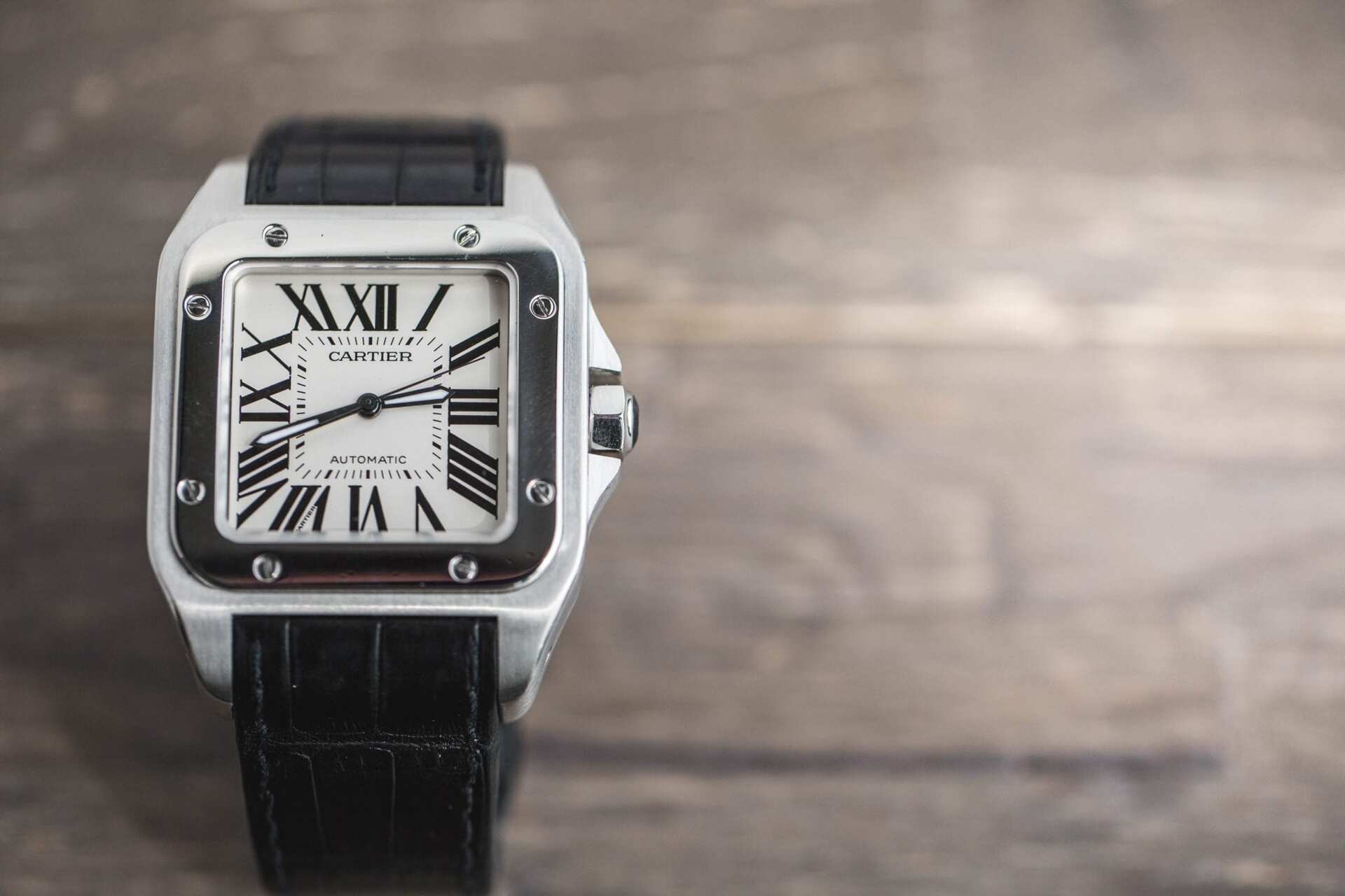 The Cartier Santos 100