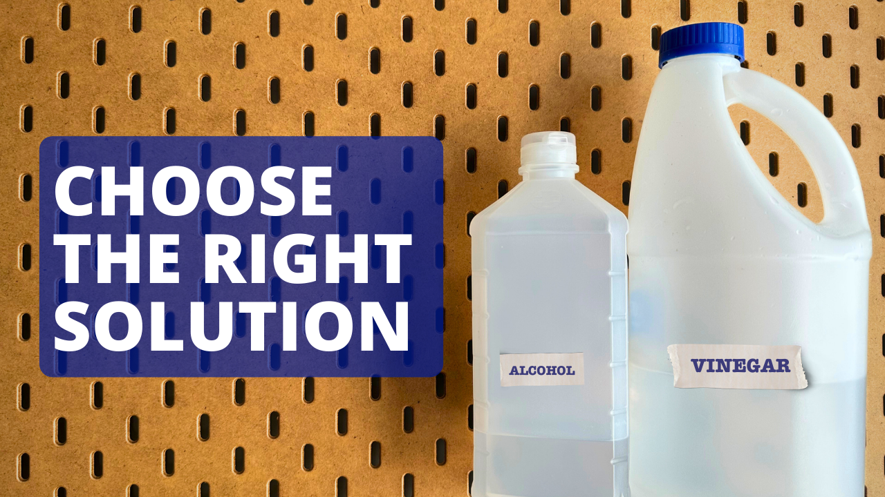 Vinegar vs. Alcohol: Choosing the Right Solution for Your Cleaning Needs