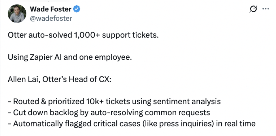 Make customer service way easier?