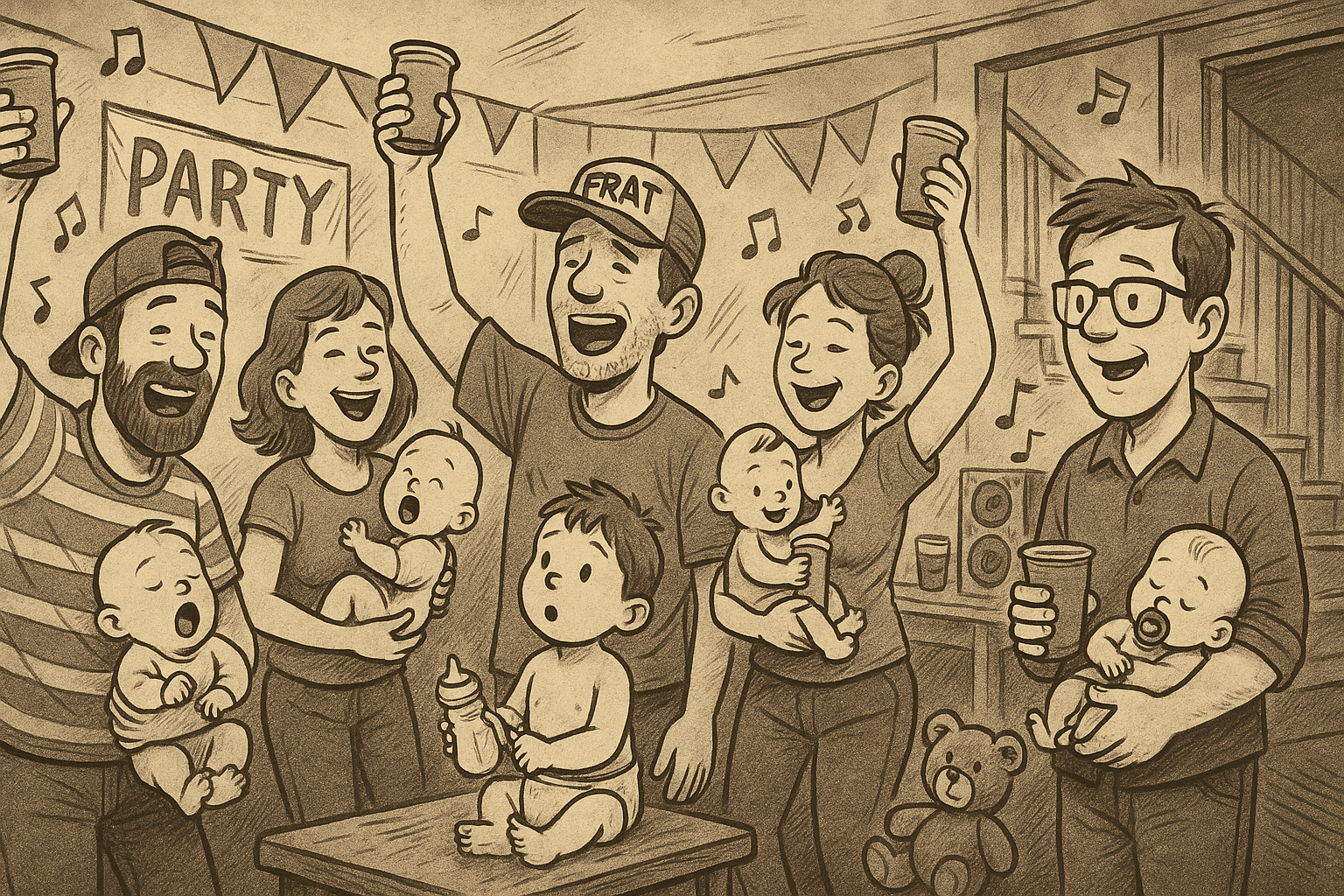 Parenting Is Like Joining A Frat