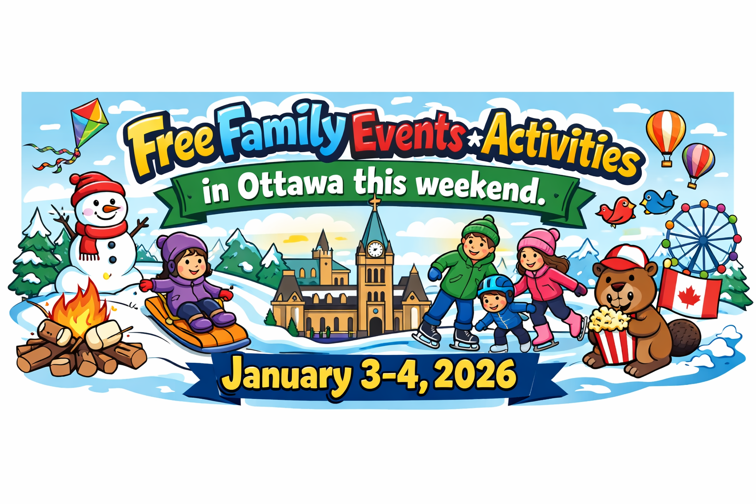 Free Family Events in Ottawa this Weekend January 3-4, 2026