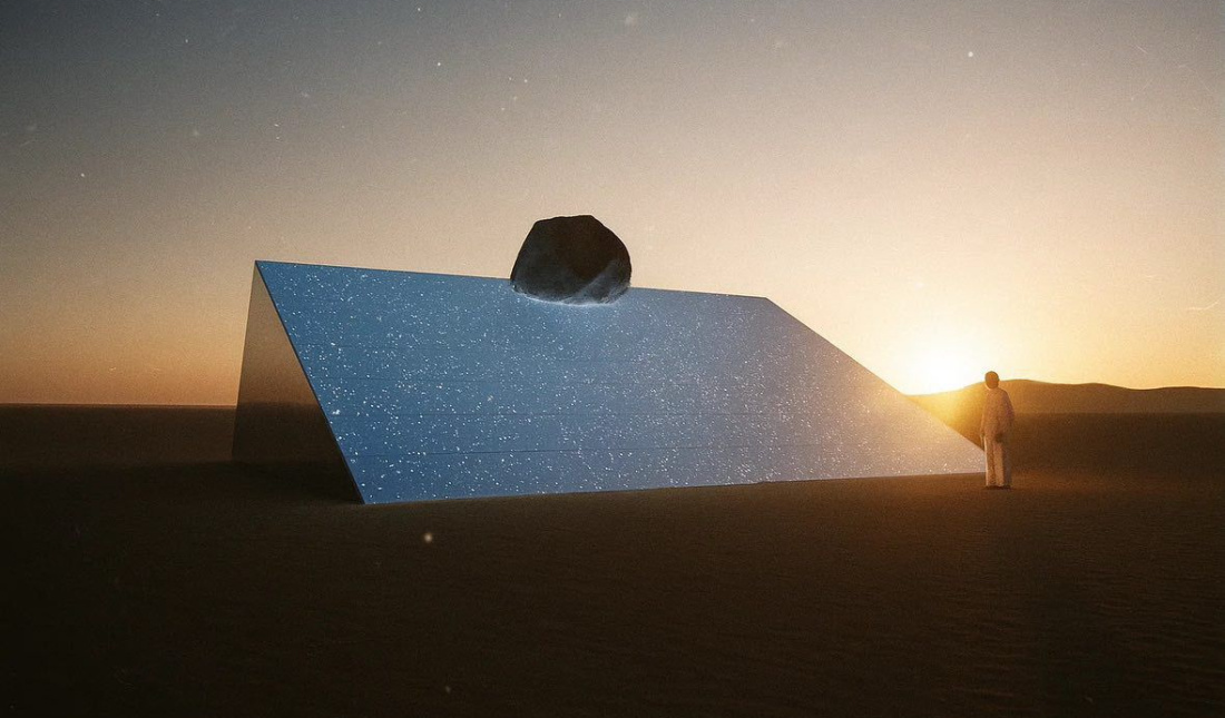 A Stunning Desert Mirror for the Night