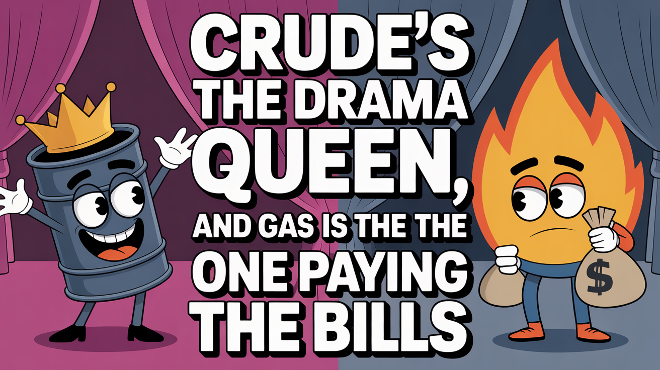 Crude’s the Drama Queen, and Gas Is the One Paying the Bills