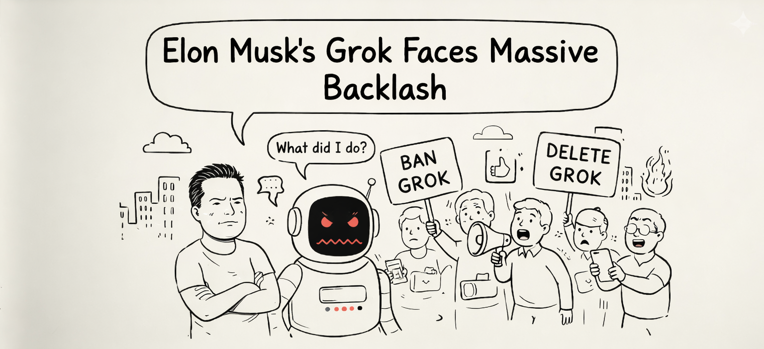 Elon Musk's Grok Faces Massive Backlash