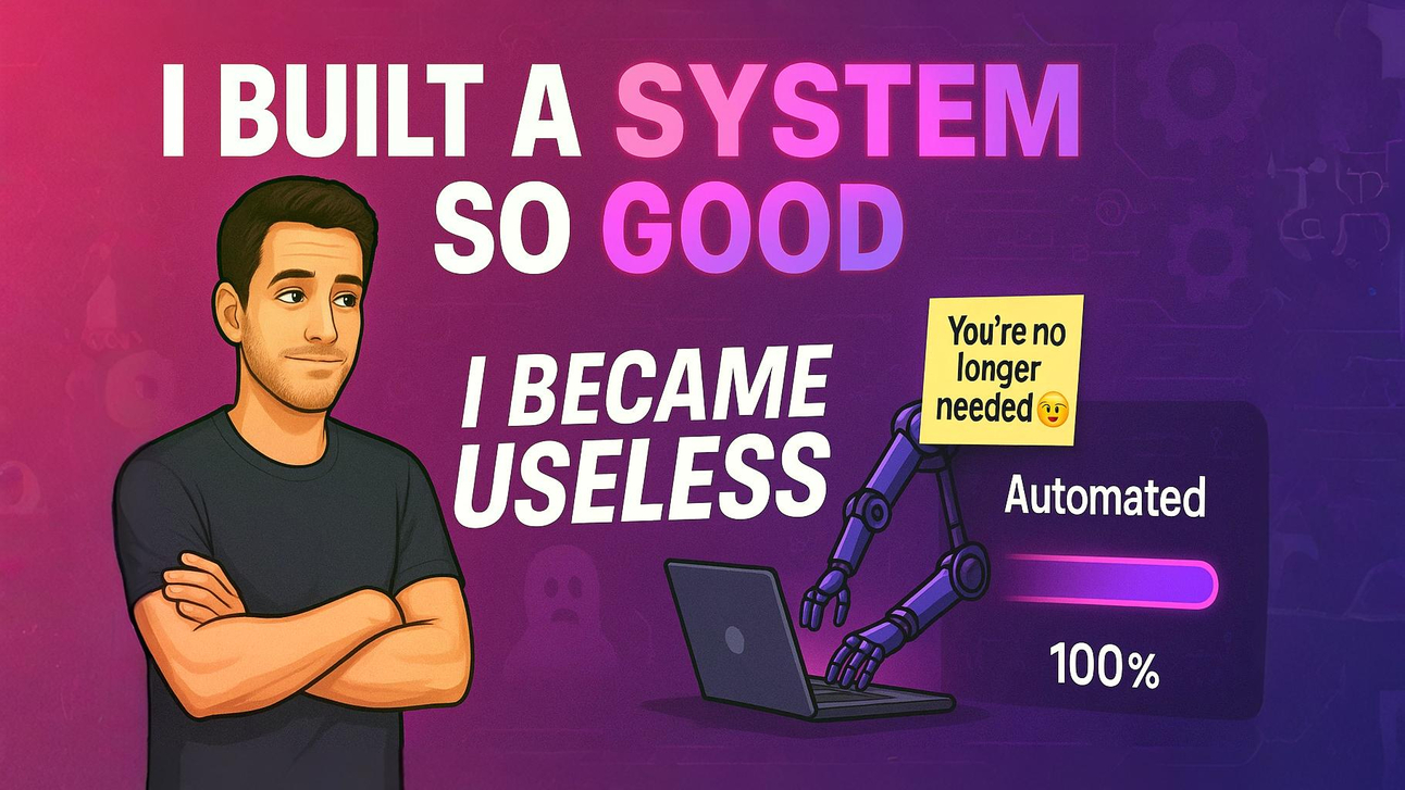I built a system so good, I became useless