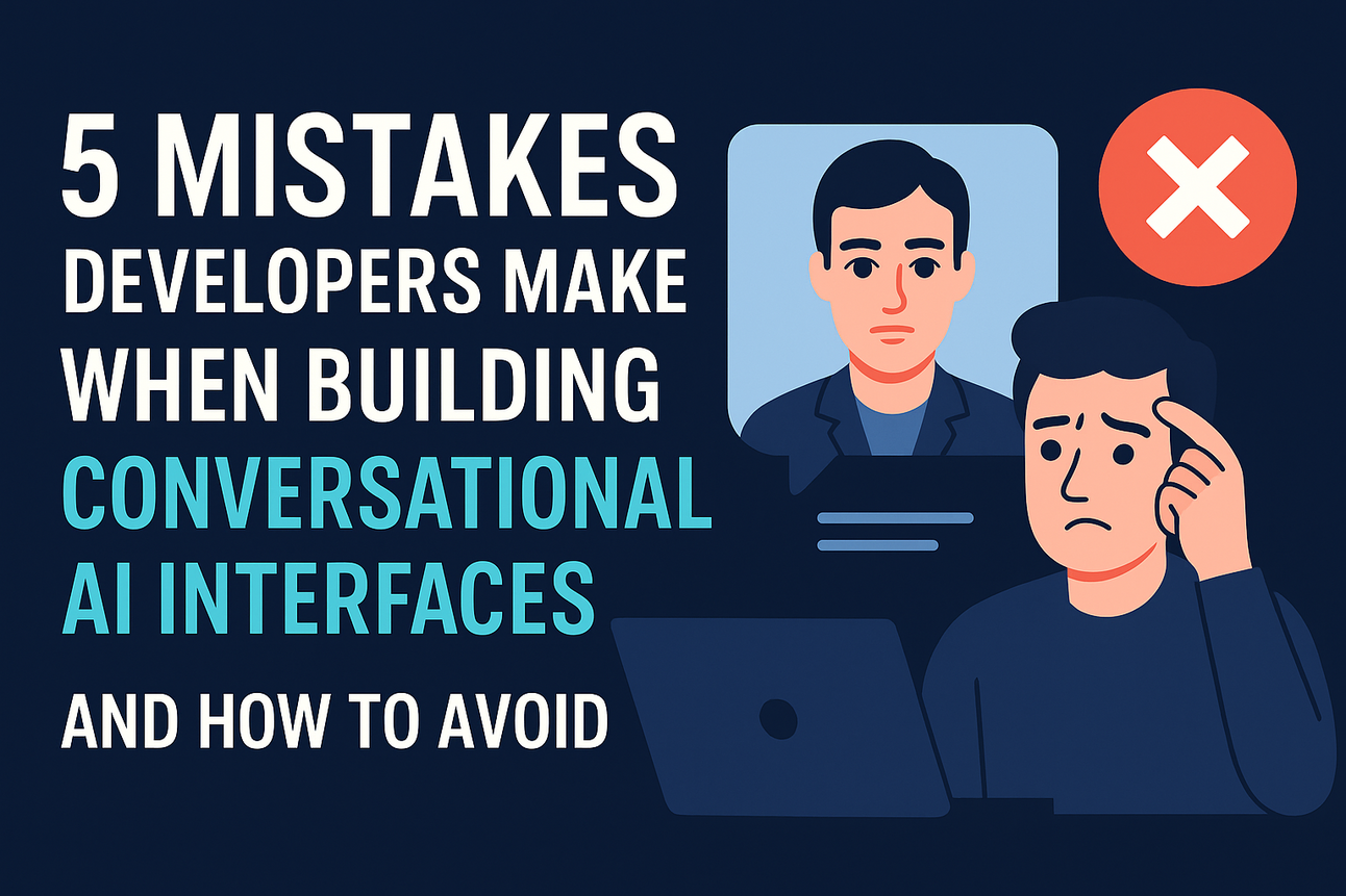 5 Mistakes Developers Make When Building Conversational AI Interfaces (And How to Avoid Them)