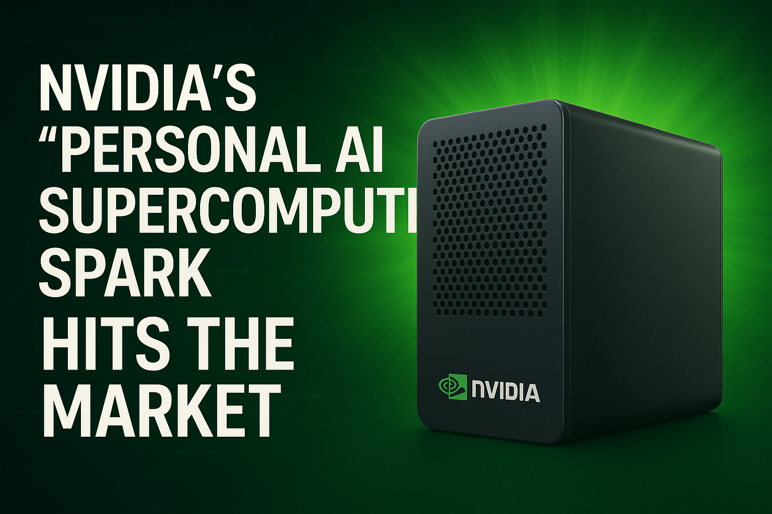 Nvidia’s “Personal AI Supercomputer” Spark Hits the Market