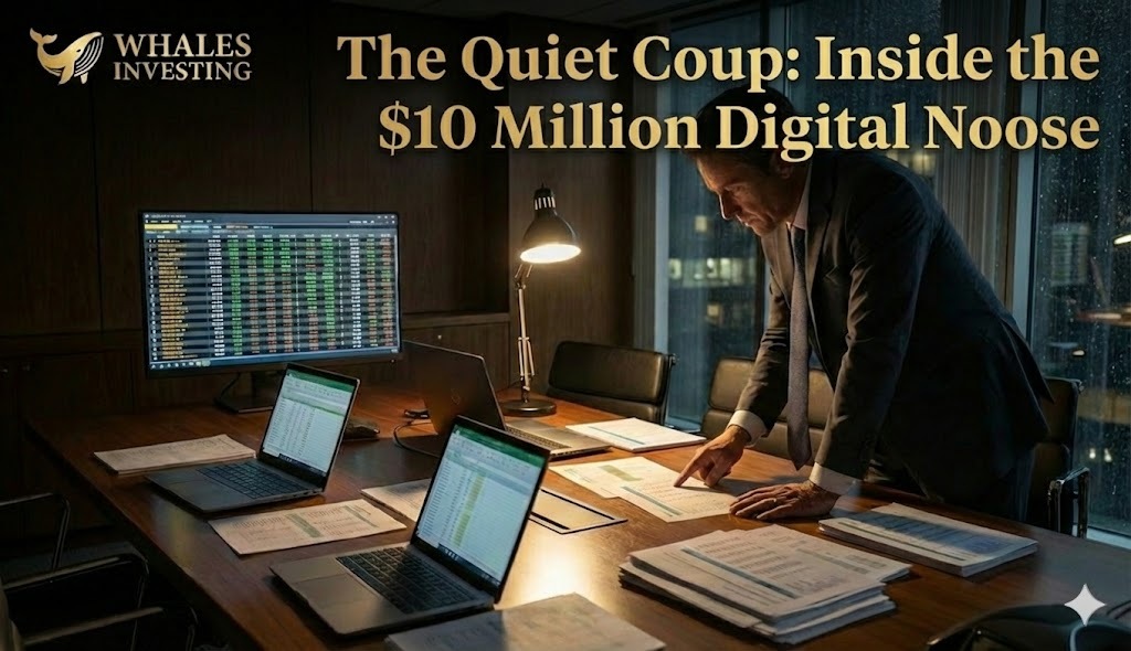 🐋 The Quiet Coup: Inside the $10 Million Digital Noose