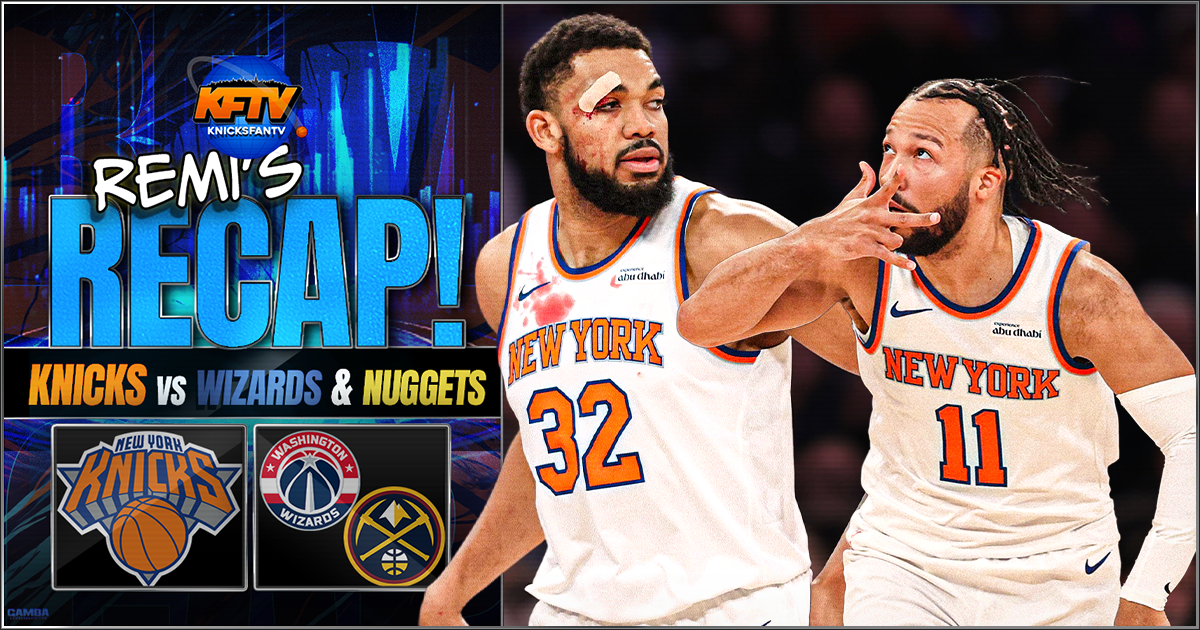 New York Knicks win back-to-back games against the Wizards and Nuggets: That makes eight