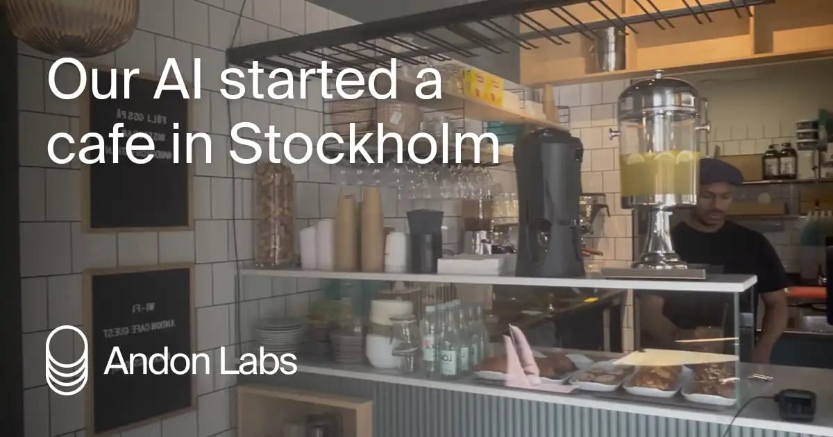 Un café suédois entièrement géré par une IA