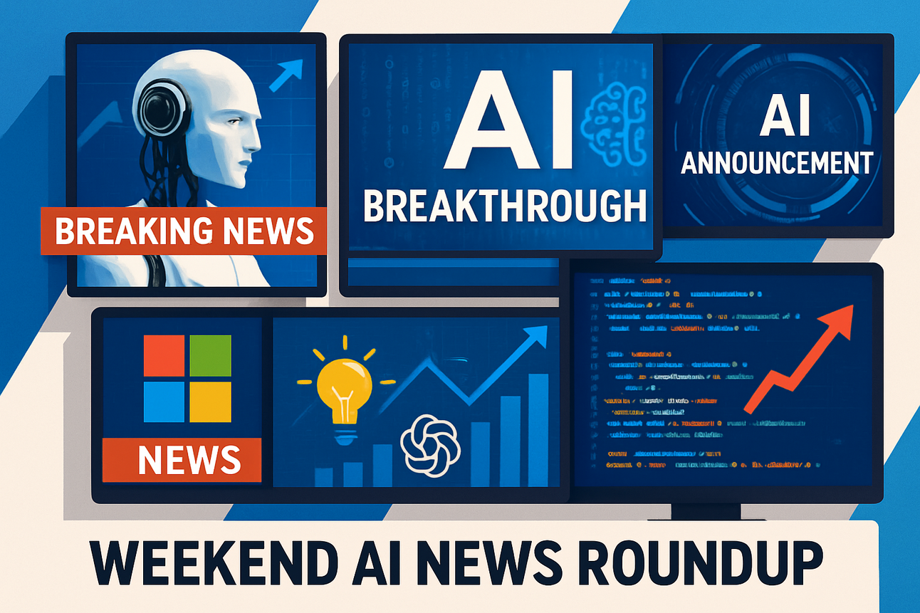 Weekend AI Roundup: 5 Breakthroughs That Will Change Business Forever
