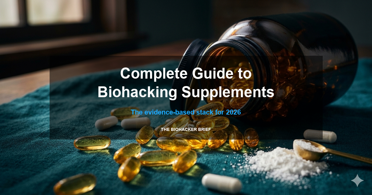 Complete Guide to Biohacking Supplements (2026)