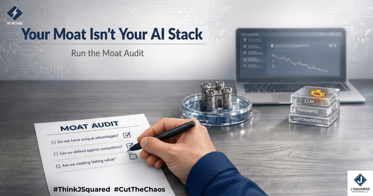  Your Moat Isn’t Your AI Stack