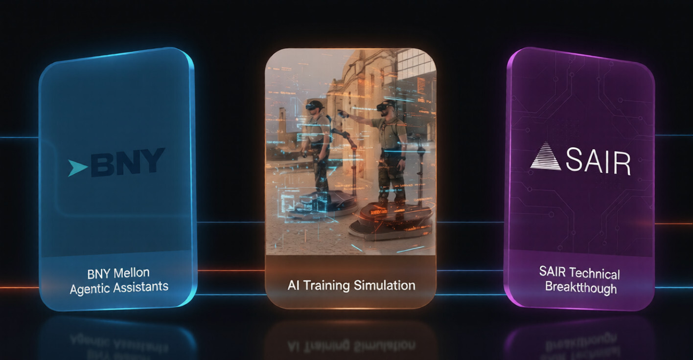 BNY Mellon’s 20,000 Agents; SAIR’s Research Breakthrough