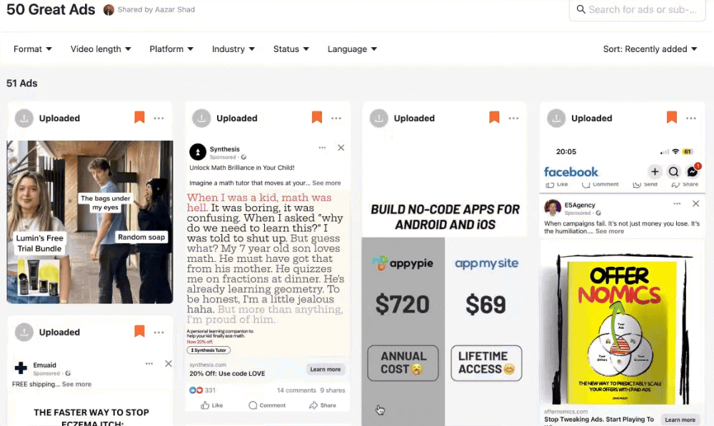 50 Ads from 50 Brands