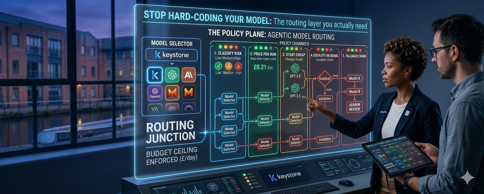 Stop hard-coding your model: the routing layer you actually need