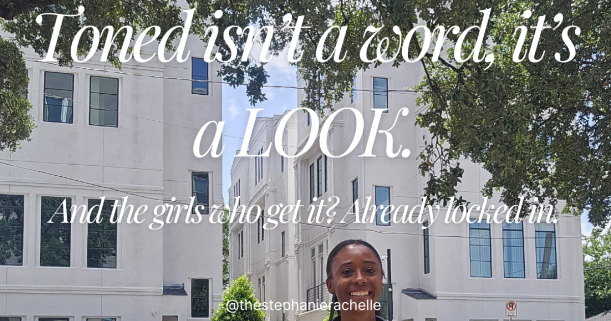 Toned Isn’t a Word, It’s a Look—And The Girls Know Exactly What They’re Doing