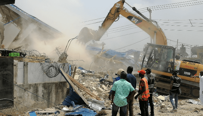 Lagos Begins Demolition of Illegal Structures in Lekki Free Trade Zone 