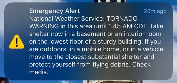 Wireless Emergency Alert FYI