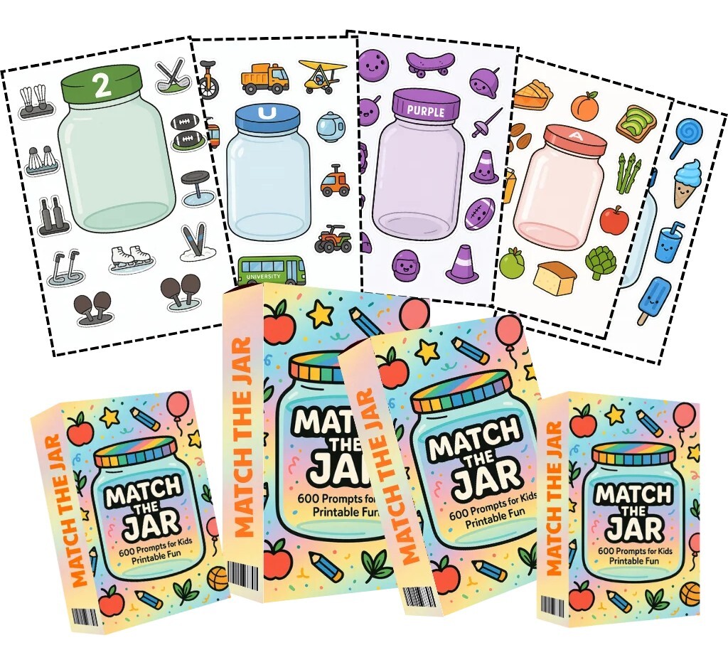 Match the Jar Review: 600 PLR Prompts for Kids Learning Fun (Plus $100K Bonus Stack!)