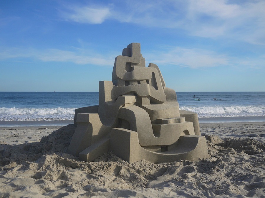 These Stunning Geometric Sandcastles Echo Architectural Expression