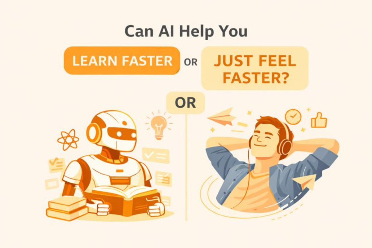 Can AI Help You Learn Faster or Does It Just Feel Faster?