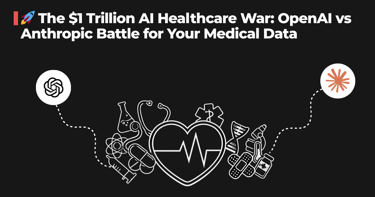 ⚡The $1 Trillion AI Healthcare War: OpenAI vs Anthropic Battle for Your Medical Data